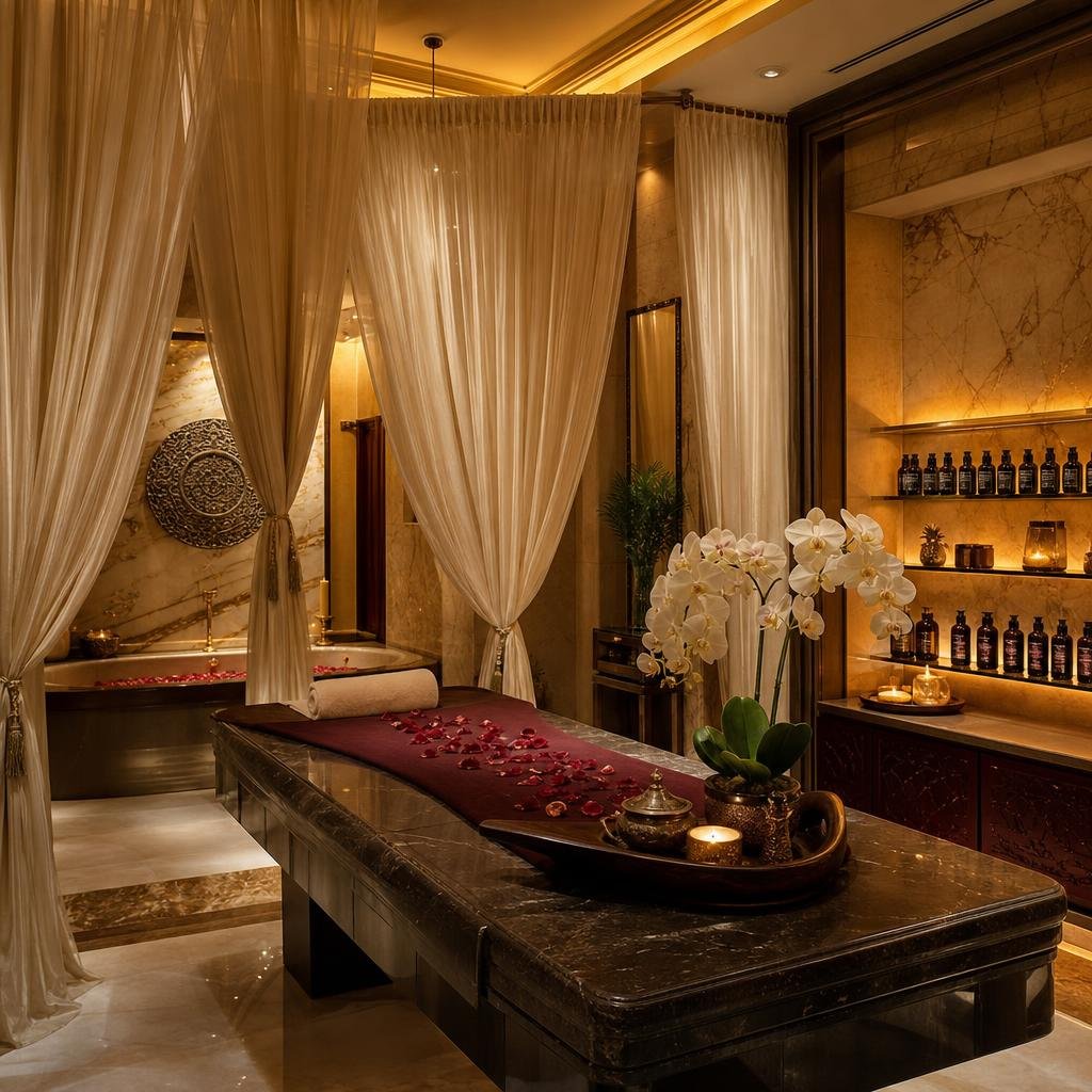 Nora International Spa — luxury treatment room